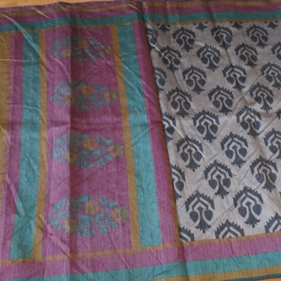 Printed Bhagal puri silk saree - Picture 5 of 7